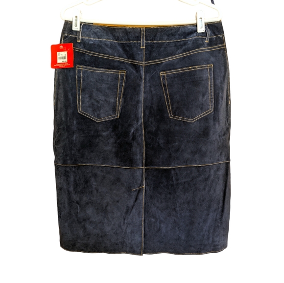 Isaac Mizrahi suede skirt - Picture 2 of 3